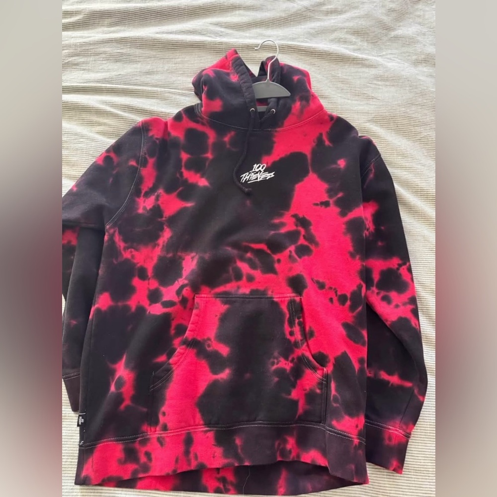 100 Thieves jam HOODIE TIE DYE Men’s size M